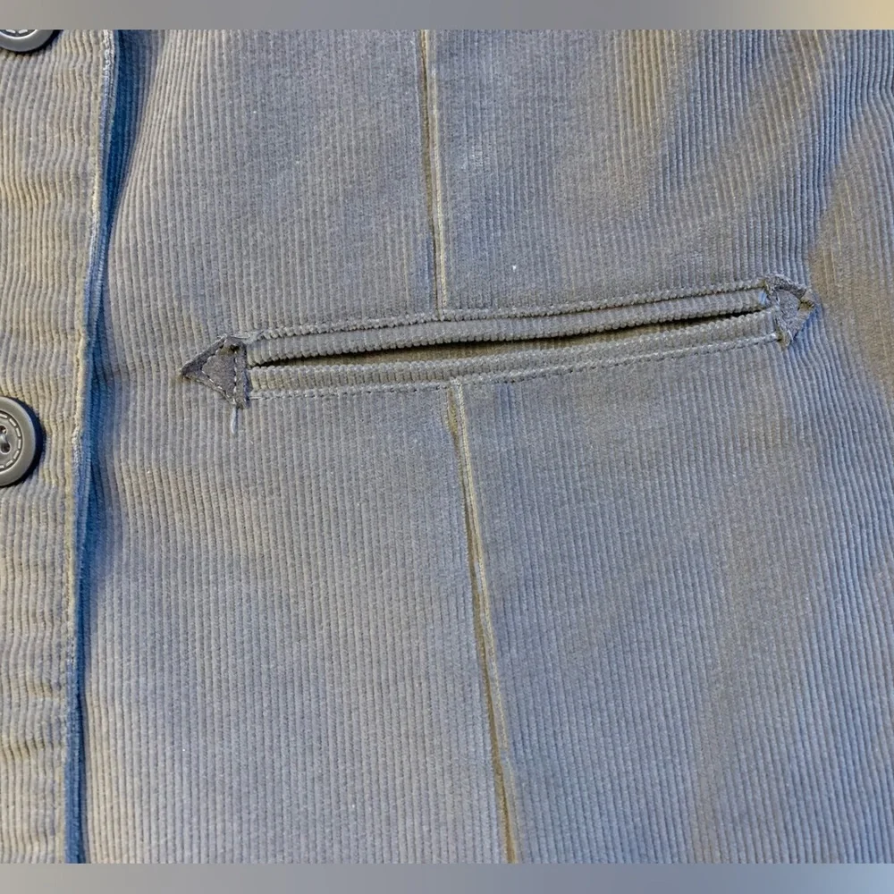 Vintage Corduroy Gray Blazer by Wrangler - Picture 3 of 12